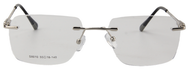 Men Urban Eyeglasses : Sam - Silver - SpecSMART Eye Clinic (Front View)